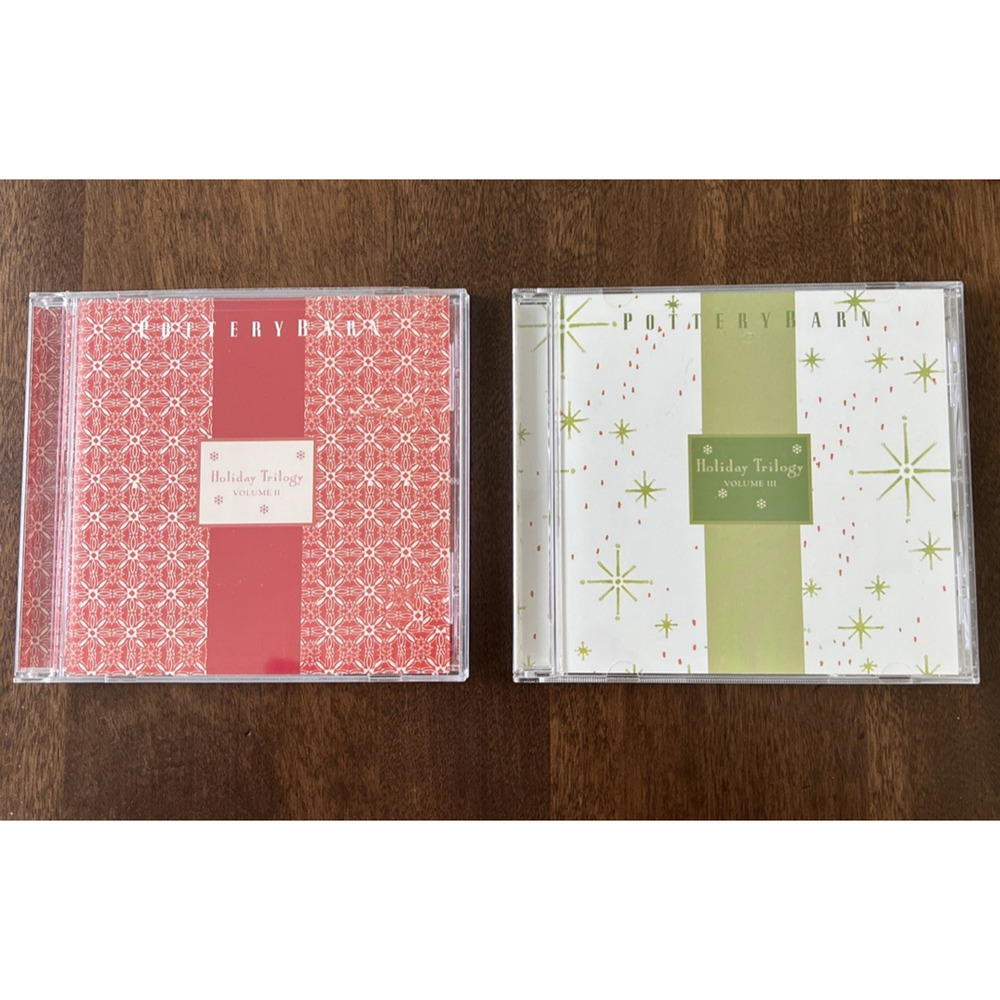 Pottery Barn Essential Christmas CD 2 Disc Set Vol II + III Original Artists '04